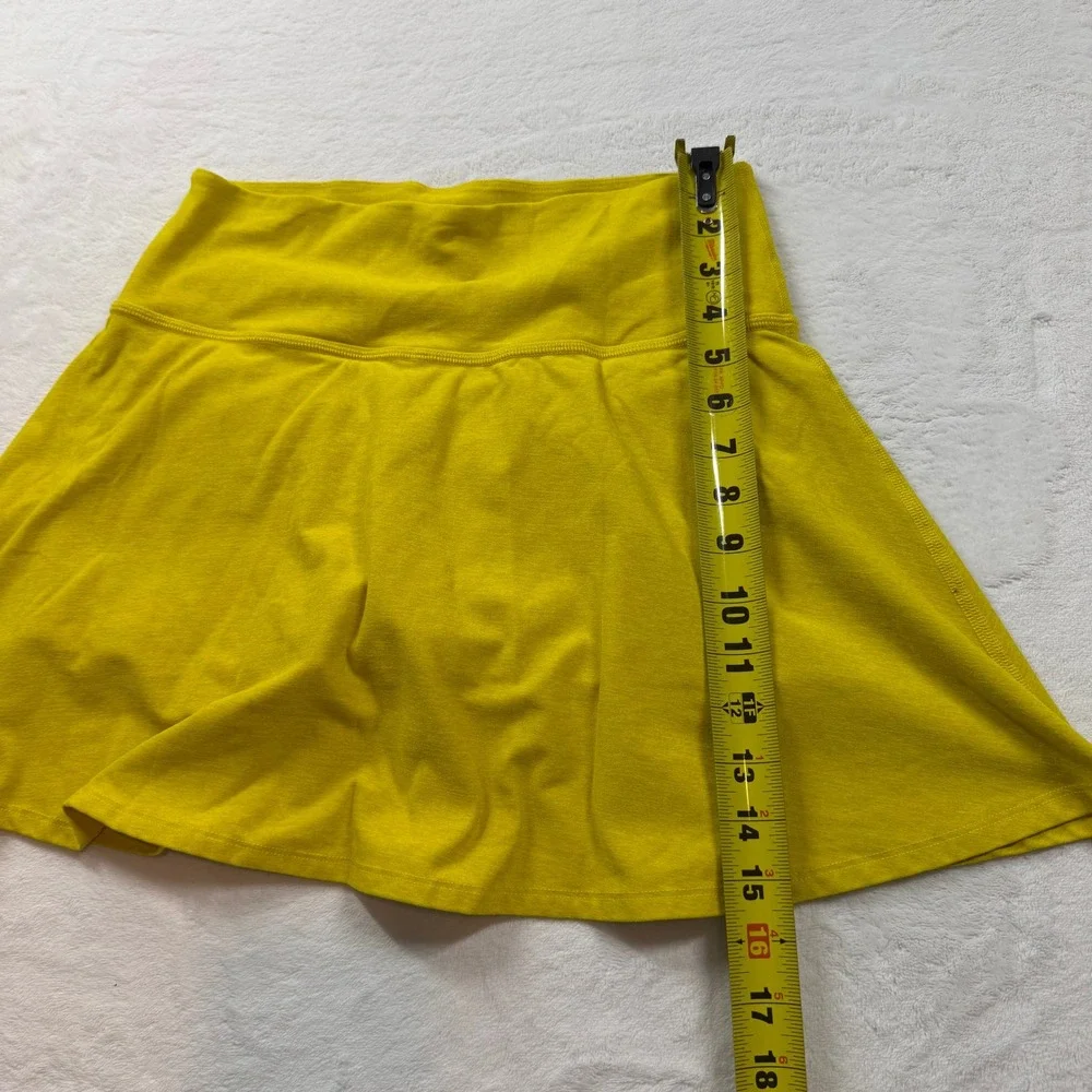 Beyond Yoga Skort Womens Medium Yellow Good Activewear Tennis Yoga Skirt
